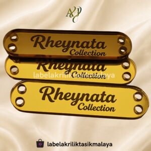 LAbel Akrilik Gold