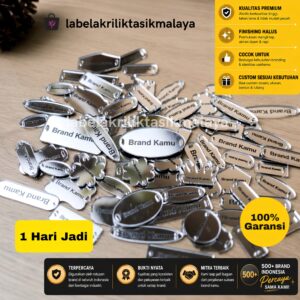 Label Akrilik Silver