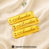 8 Label Akrilik Gold