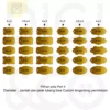 Label Akrilik Gold Label Hijab Branding